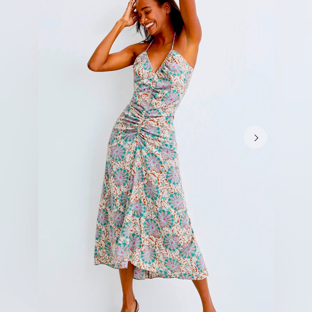 Veronica Beard Aldana Rouched Dress NWT